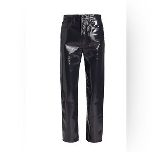 AGOLDE Recycled Leather 90's Pinch-Waist Pants NWT